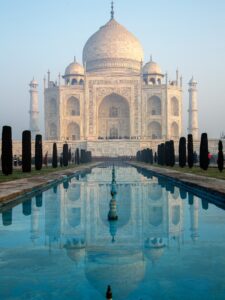 Taj Mahal is very popular among foreigners traveling to India