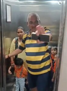 Panchsheel Greens society AOA member stopped kids using lift in the B2 tower