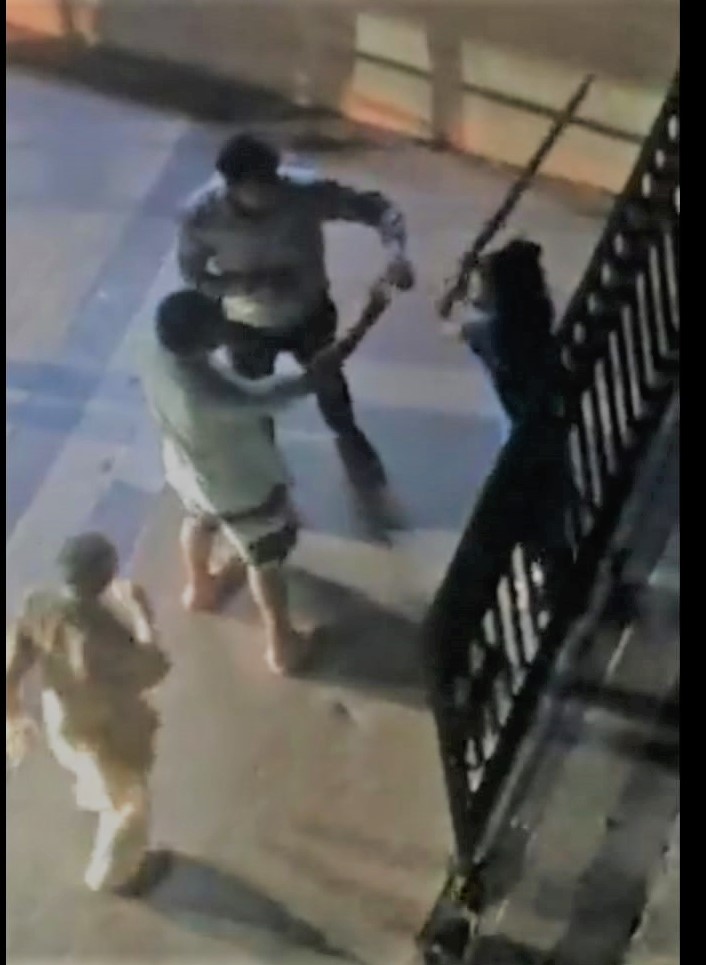 Ghaziabad woman was seen hitting an old man in a viral video over fight for feeding stray dog.