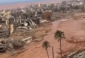 Floods in Libya was caused by heavy rainfall and collapse of two dams.