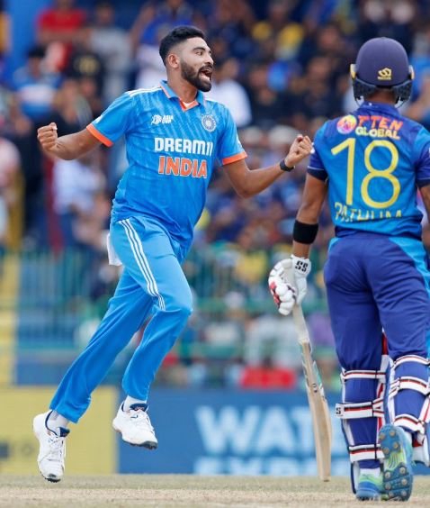 Mohammed Siraj was the star of the show for India, taking 6 for 21 in 7 overs in the Asia Cup final.