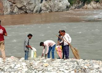 Citizen volunteers from across Uttarakhand joined carried out cleanliness and awareness drives at river ghats and other source of water.