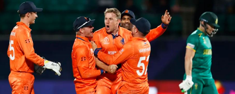 Netherlands victory against South African in the World Cup match follows after Afghanistan scoring a win over England.